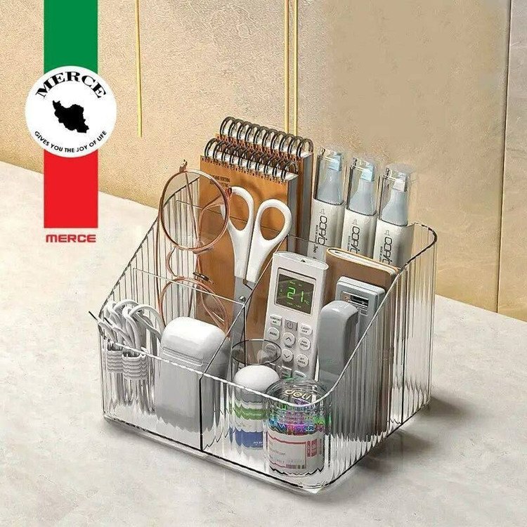 استند لوازم آرایشی 4 خانه نشکن وارداتی 1 عددی